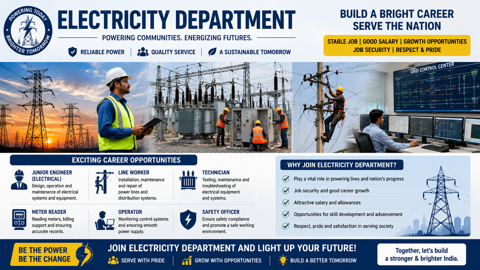 Electricity Jobs 2026: Lineman, Electrician, Solar Technician & Other Vacancies